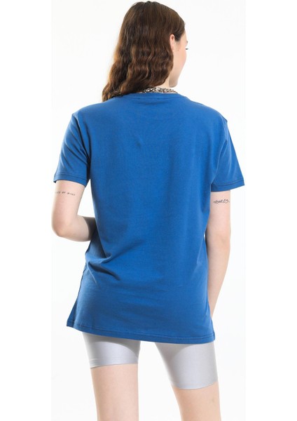 Oversize Fit Pamuklu Kısa Kollu Basic Uniseks Kadın Erkek Tişört