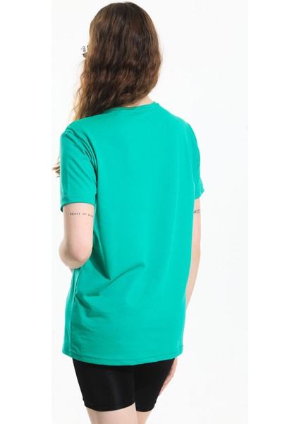 Oversize Fit Pamuklu Kısa Kollu Basic Uniseks Kadın Erkek Tişört indirimleri