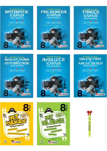 LGS 8.Sınıf Soru Bankası Full Set ( 8 Kitap