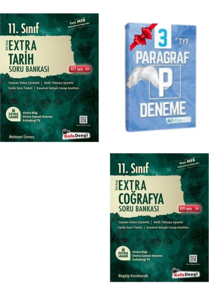 11.Sınıf Extra Tarih ve Coğrafya Soru Bankası