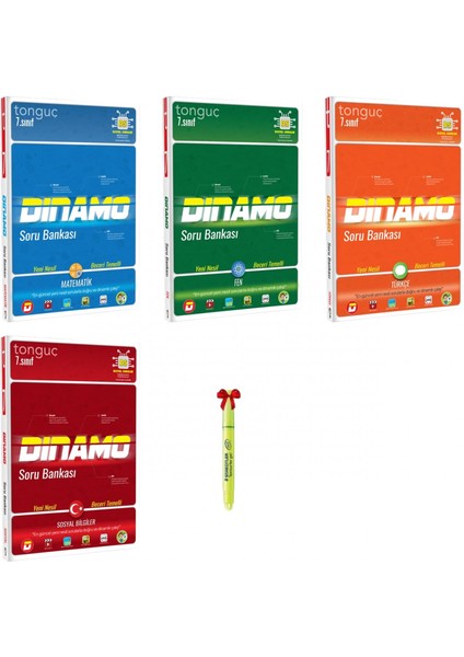 Tonguç Yayınları 7. Sınıf Dinamo Matematik Fen Türkçe Sosyal