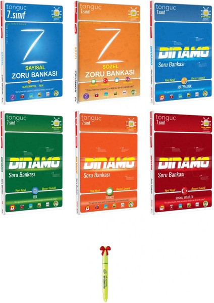 Tonguç Yayınları 7. Sınıf Sayısal Sözel Zoru Dinamo Matematik Fen Türkçe Sosyal