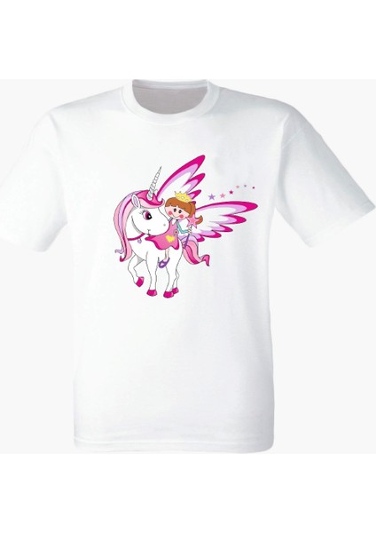 Unicorn Beyaz Tshirt