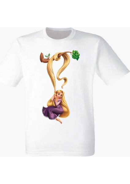 Rapunzel Beyaz Tshirt