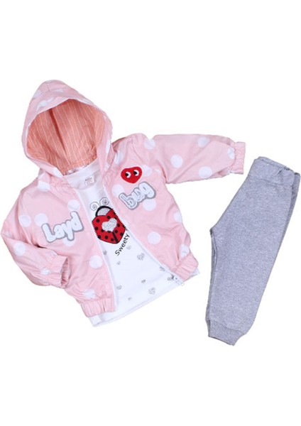 Bullt Yağmurluklu Lady 3 Lü Lüx Bebek Takım Toka Hediyeli Pembe fiyatları