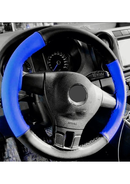 Ford Focus 2 Dikmeli Direksiyon Kılıfı Iki Renkli Mavi-Siyah fiyatları