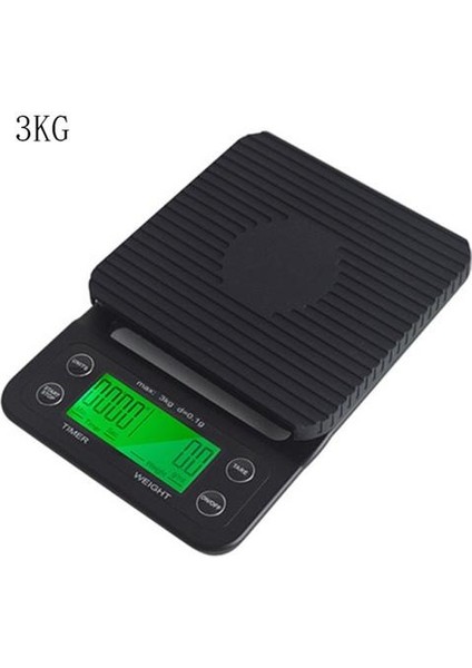 Zamanlayıcı ile Mutfak Terazi Hassas Elektronik Terazi Akıllı Dijital Terazi Taşınabilir Kahve Terazi Ev Gıda Ölçeği 3kg / 0.1g | Mutfak Ölçekler (Yurt Dışından)