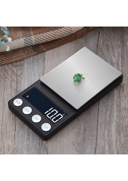 500G LCD Hassas Dijital Takı Ölçekler Laboratuvar Ağırlığı 0.01G Mini Taşınabilir Cep Gram Ölçek Tıbbi Kullanım Elektronik Denge | Tartı Ölçekleri (Yurt Dışından)