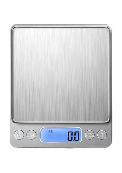 Mutfak Kek Ölçeği ile Dijital Mavi LCD Un Ekmek Max 3 kg / 0.1g 2 Tepsi | Mutfak Terazi (Yurt Dışından)