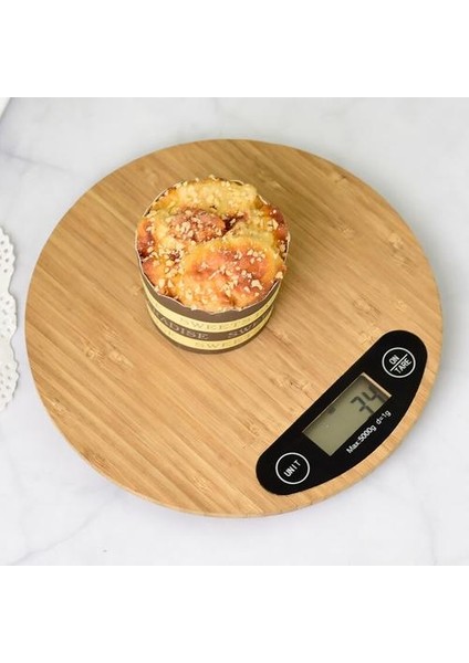 5 kg / 1g Dijital Terazi Elektronik Gıda Ev Eşyaları Yuvarlak Mutfak Takı Ağırlığı Akıllı Timemore Ölçüm Araçları Aksesuarları (Yurt Dışından) modelleri