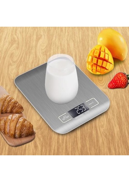 Mutfak Tartı Ölçeği Gıda Diyet Posta Dengesi Ölçüm Aracı LCD Elektronik Terazi (Yurt Dışından)