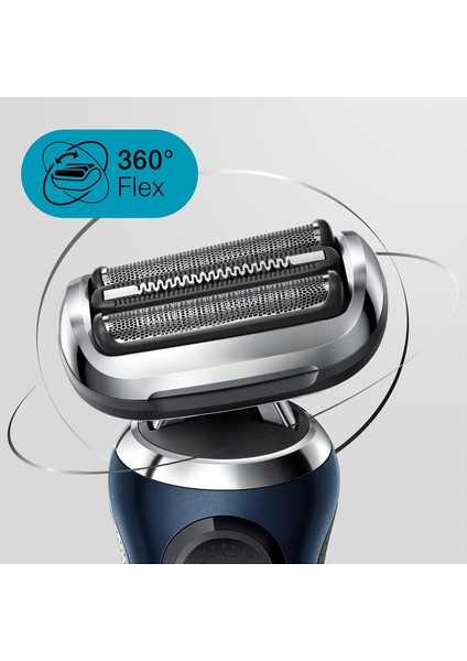 Yeni Seri 7 B1000S Kablosuz Tıraş Makinesi Autosense 360° Flex Easyclick Islak & Kuru