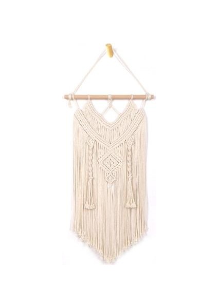 Makrome Duvar Asılı Goblen Duvar Dekor Boho Chic Bohemian Dokuma Ev Dekorasyon Daire Yatak Odası Oturma Odası Galeri Için | Dekoratif Gobiyeller (Yurt Dışından)
