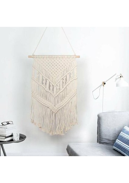 Boho Dokuma Saçak Duvar Asılı Goblen Bohemian Yatak Odası Odası Ev Duvar Dekorasyonu (Yurt Dışından)