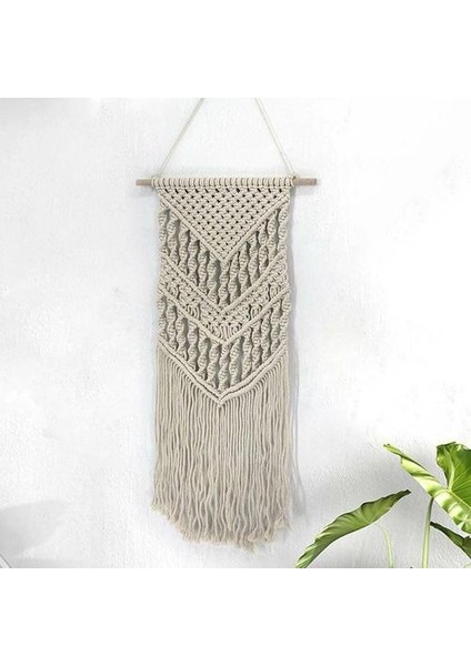 Bohemian Makrome Duvar Asılı Örgü Boho Goblen Oturma Odası Ev Dekorasyonu (Yurt Dışından)
