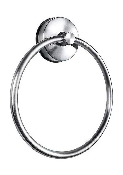 Vantuz Havlu Yüzük Punch-Ücretsiz 304 Paslanmaz Çelik Banyo Tuvalet Havlu Askısı Kolye Asılı Yüzük (Yurt Dışından)