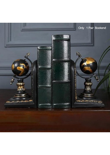 1 Pair Zanaat Süsler Raflar Için Dekoratif Bookends Dergisi Organizatör Hediye Ev Dolabı Reçine Ofis Rustik Küre Aksesuarları | (Yurt Dışından) fırsatları