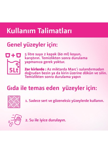 Yüzey Temizleyici Floral 2500 ml