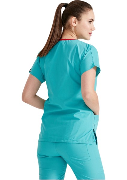 Medikal Terikoton Takım Benetton Yeşil,Cerrahi Takım, Hemşire Forması