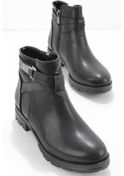 Siyah Kadın Bot & Bootie K02216011009