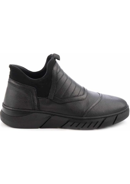 Siyah Leather Erkek Bot & Bootie E02733083103