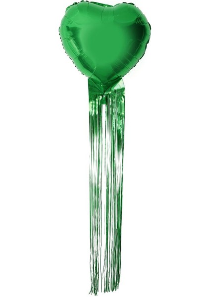 3xmetallic Folyo Tinsel Püskül Kalp Balon Seti Düğün Partisi Dekor Yeşil 3 Adet(Yurt Dışından) fiyatları