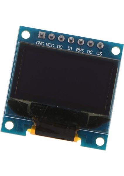0.96 '' Mavi Karakter Spı I2C Seri 128X64 OLED LCD LED Ekran Modülü