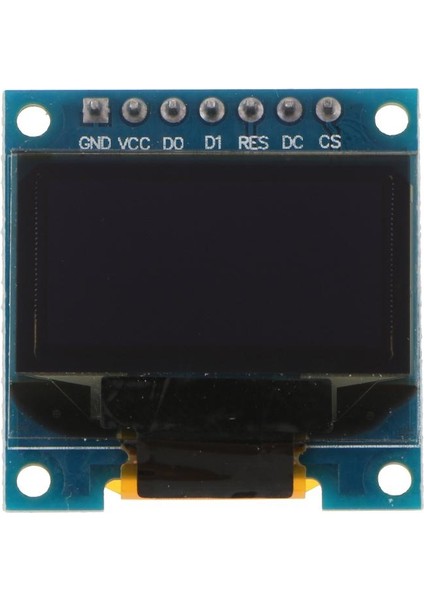 0.96 '' Mavi Karakter Spı I2C Seri 128X64 OLED LCD LED Ekran Modülü