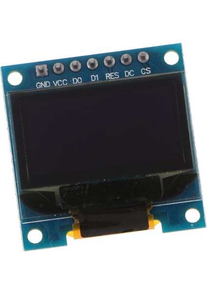 0.96 '' Mavi Karakter Spı I2C Seri 128X64 OLED LCD LED Ekran Modülü