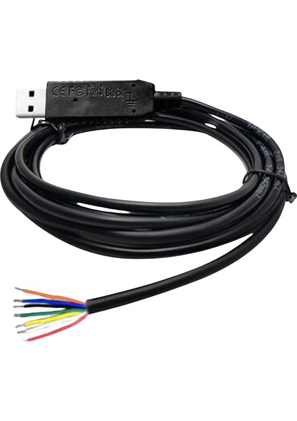 USB Anahtar Kablosu 7 Çekirdekli 6 Adet Farklı Pedallara Bağlan 2m Dıy Usbswıtch6-6
