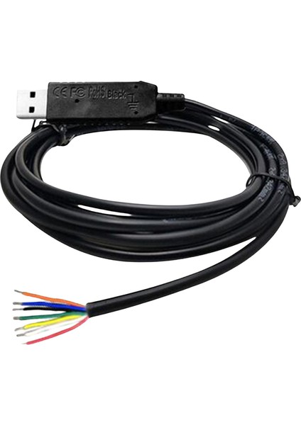 USB Anahtar Kablosu 7 Çekirdekli 6 Adet Farklı Pedallara Bağlan 2m Dıy Usbswıtch6-6