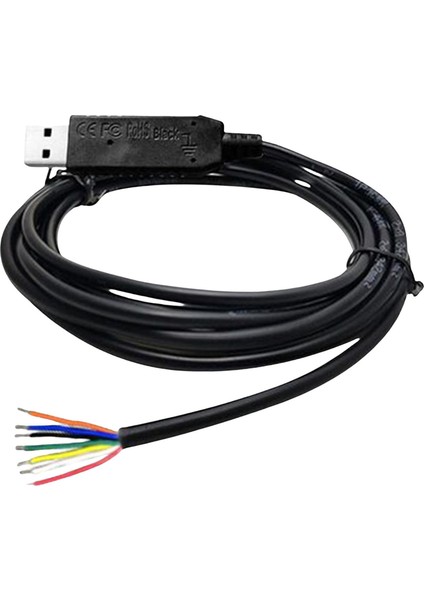 USB Anahtar Kablosu 7 Çekirdekli 6 Adet Farklı Pedallara Bağlan 2m Dıy Usbswıtch6-6