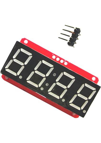 4 Haneli 7 Segment 0.56 "led Ekran Modülü HT16K33 I2C Için