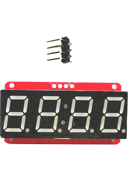4 Haneli 7 Segment 0.56 "led Ekran Modülü HT16K33 I2C Için