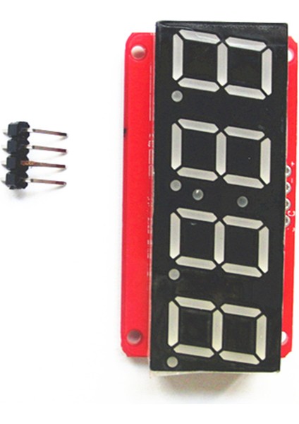 4 Haneli 7 Segment 0.56 "led Ekran Modülü HT16K33 I2C Için