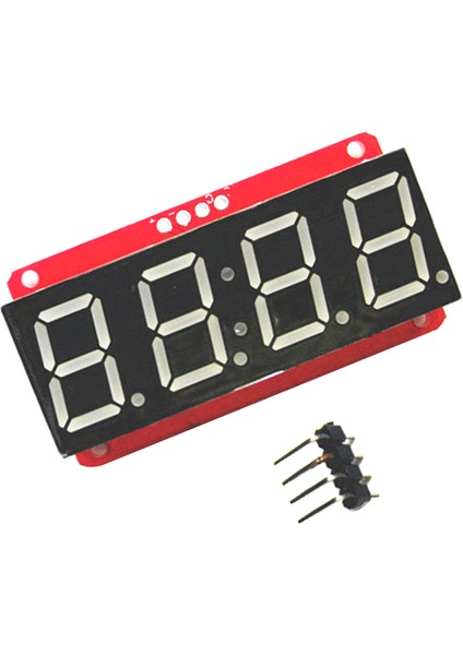 4 Haneli 7 Segment 0.56 "led Ekran Modülü HT16K33 I2C Için