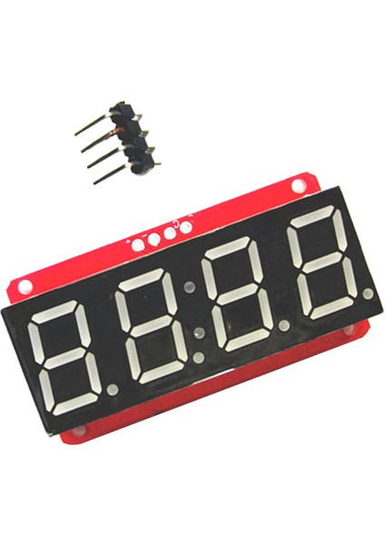 4 Haneli 7 Segment 0.56 "led Ekran Modülü HT16K33 I2C Için