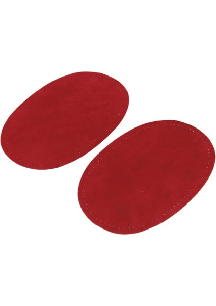 3xsew-On Oval Dirsek/diz Yamaları Kordon Kot Pantolon Onarım Zanaat Dikiş Aplike Kırmızı 3 Adet(Yurt Dışından) fırsatları