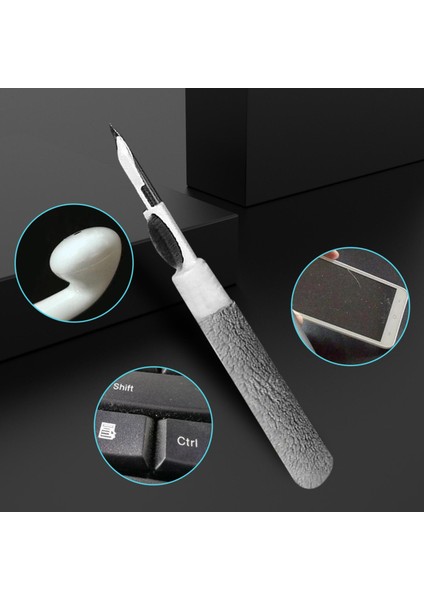 Bluetooth Kulaklıklar Temizleme Kalemi Yumuşak Mikrofiber Fırça Kulaklıklar Için Kasa Stili 2