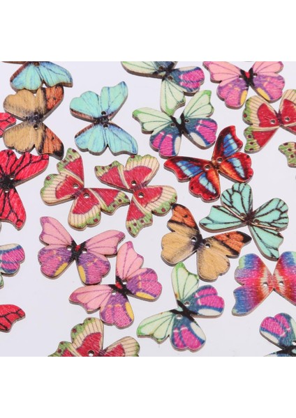 3X50PCS Karışık Şekil Çizim Diy Craft Için Renkli Ahşap Düğmeler 3 Pcs(Yurt Dışından) fiyatları