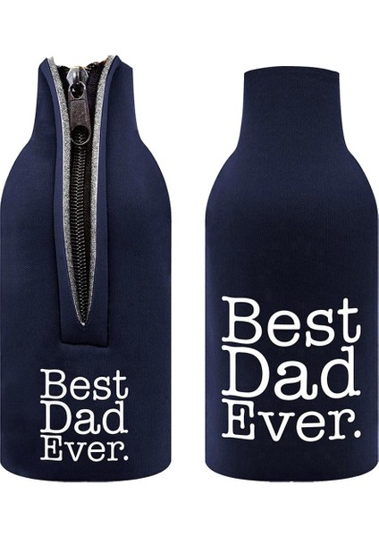 4X2PC Bira Şişe Soğutucu Manşon Şal Tutucu Düğün Iyilik En Iyi Baba 4 Adet fırsatları