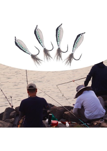 Balıkçı Bas Pike Alabalık Bass Fishing Sinek Balıkçılık Alabalık Flies 4pcs D(Yurt Dışından) indirimleri