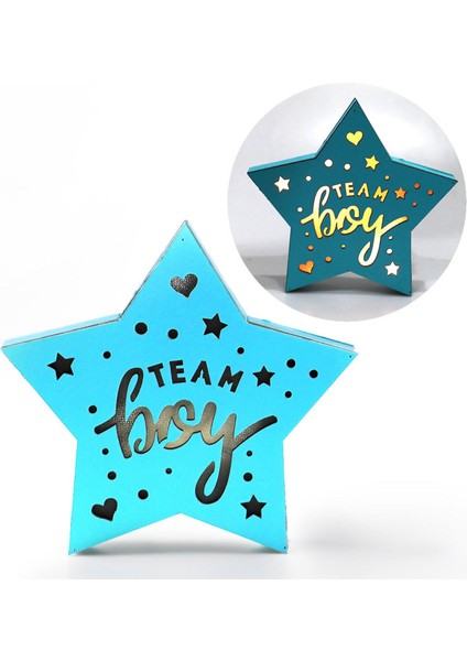 Dekor Cinsiyet Yanıt Partisi Yıldız Işığı Masa Üstü Family Mavi Yıldız(Yurt Dışından) modelleri