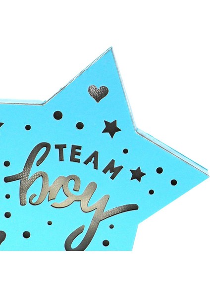 Dekor Cinsiyet Yanıt Partisi Yıldız Işığı Masa Üstü Family Mavi Yıldız(Yurt Dışından) indirimleri