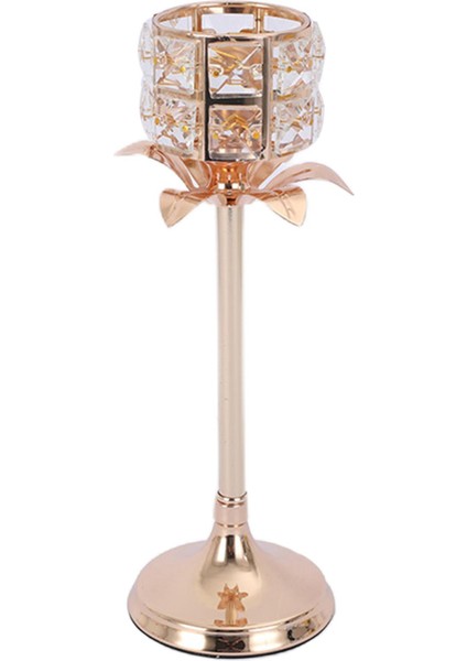 Modern Mozaik Mum Tutucu Şamdan Stand Düğün Dekor Ev Şamelabra 7X29CM(Yurt Dışından)