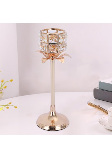 Modern Mozaik Mum Tutucu Şamdan Stand Düğün Dekor Ev Şamelabra 7X29CM(Yurt Dışından)
