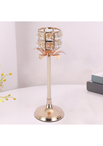 Modern Mozaik Mum Tutucu Şamdan Stand Düğün Dekor Ev Şamelabra 7X29CM(Yurt Dışından)