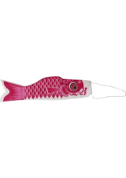 6X40CM Japon Sazan Rüzgar Flama Balık Bayrağı Uçurtma Nobori Koinobori Pembe 6 Adet