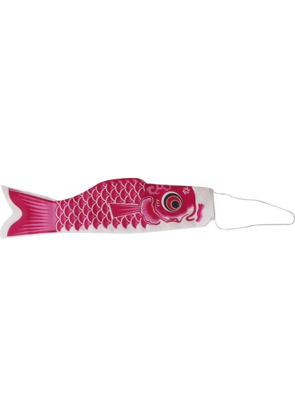 6X40CM Japon Sazan Rüzgar Flama Balık Bayrağı Uçurtma Nobori Koinobori Pembe 6 Adet