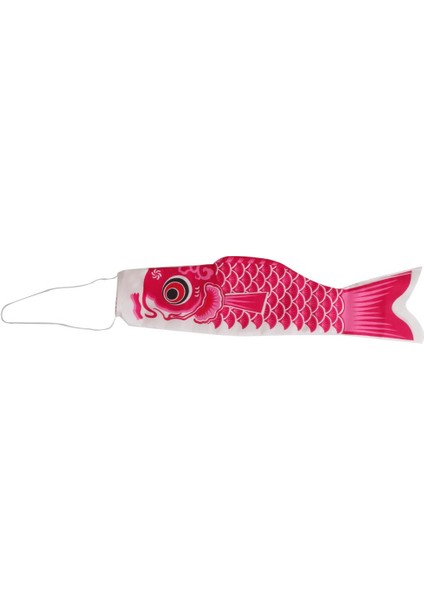 6X40CM Japon Sazan Rüzgar Flama Balık Bayrağı Uçurtma Nobori Koinobori Pembe 6 Adet